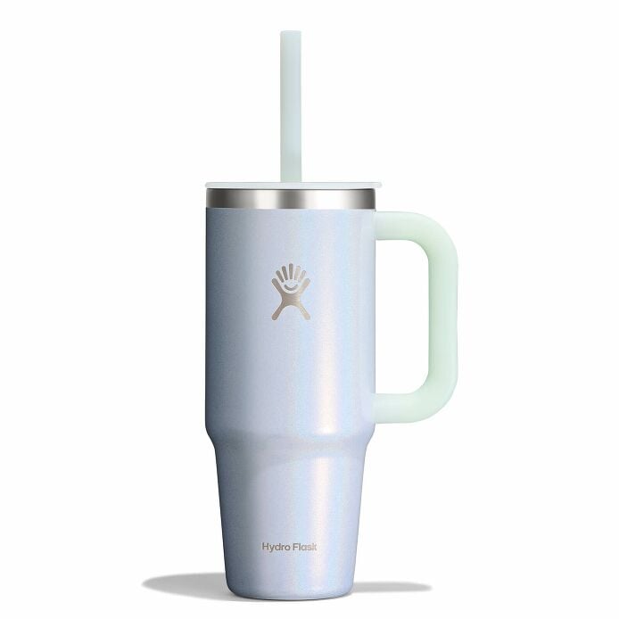 24 oz Travel Tumbler - Glimmer Blue