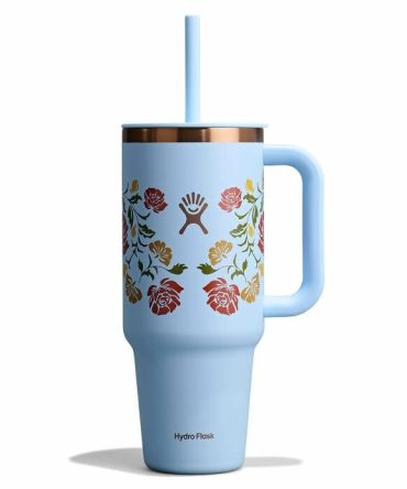 40 oz Travel Tumbler - Western Light Blue