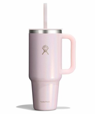 40 oz Travel Tumbler - Glimmer Pink