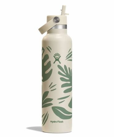 24 oz Standard Mouth with Flex Straw Cap - Botanical Bliss Coconut