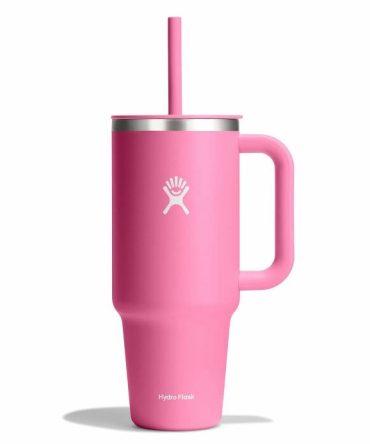 40 oz Travel Tumbler - Camellia