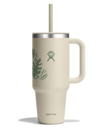 40 oz Travel Tumbler - Botanical Bliss Coconut