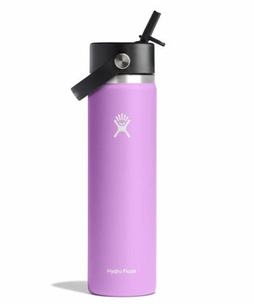 24 oz Wide Mouth with Flex Straw Cap - Anemone