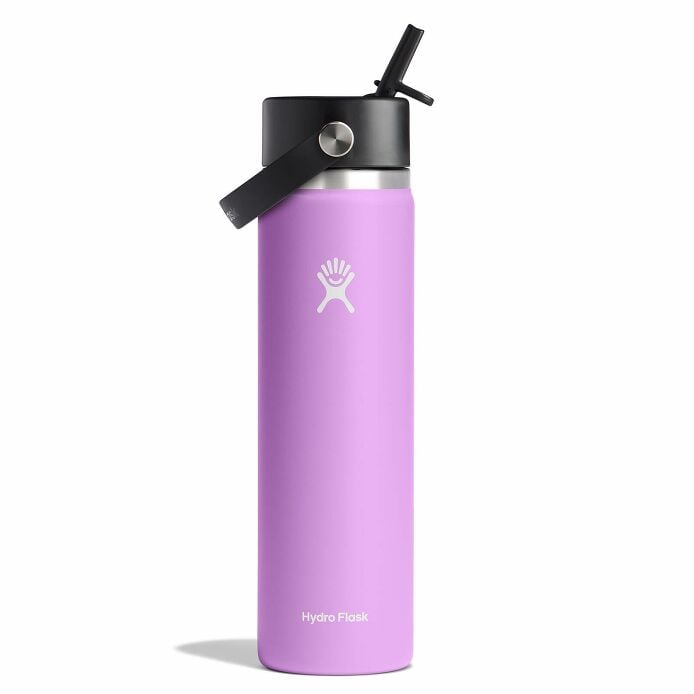 24 oz Wide Mouth with Flex Straw Cap - Anemone