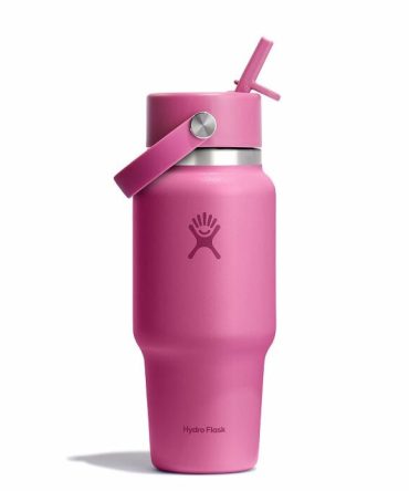 24 oz Wide Mouth Travel Bottle with Flex Straw Cap - Reef