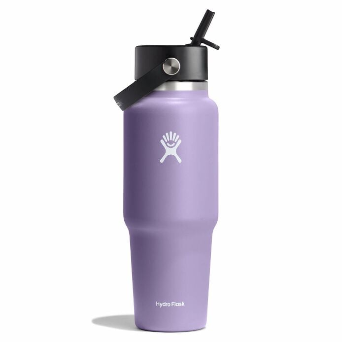 32 oz Wide Mouth Travel Bottle with Flex Straw Cap - Moonshadow